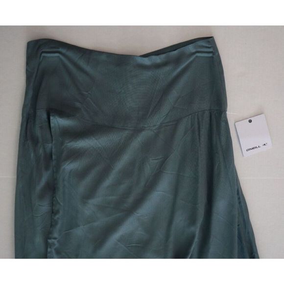 O'Neill FA8415002 Women's Sz S Balsam Green Ambrosio Maxi Woven Skirt - Picture 7 of 9